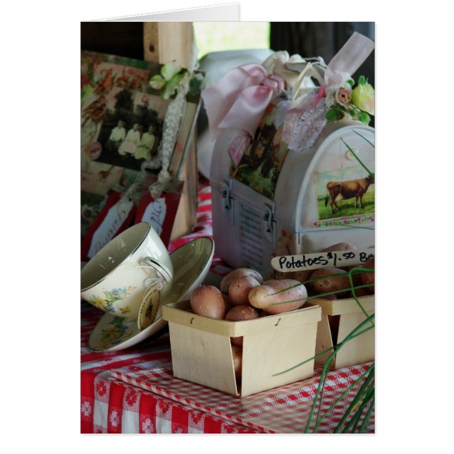 Kartoffeln $ 1,50 pro Schachtel (Vorne)