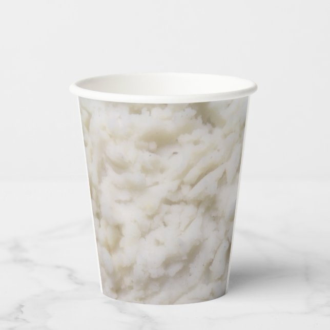 Kartoffelpüree Pappbecher (Vorderseite)