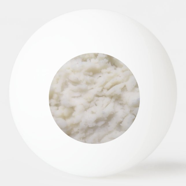 Kartoffelpüree Tischtennisball (Vorderseite)
