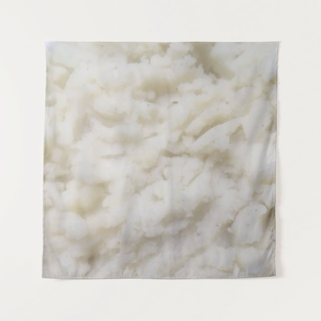 Kartoffelpüree Wandteppich (Vorderseite)