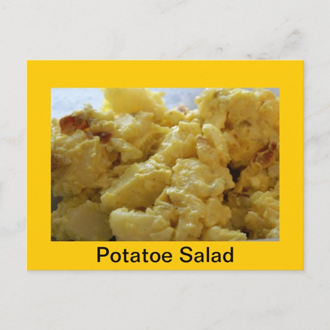 Kartoffelsalat Postkarte (Vorderseite)