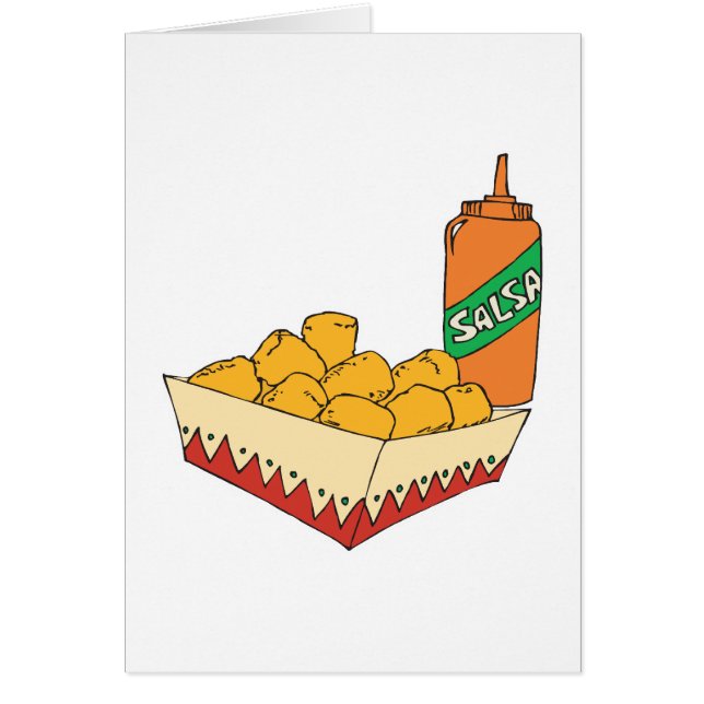 Kartoffelspielzeug mit Salsa (Vorne)
