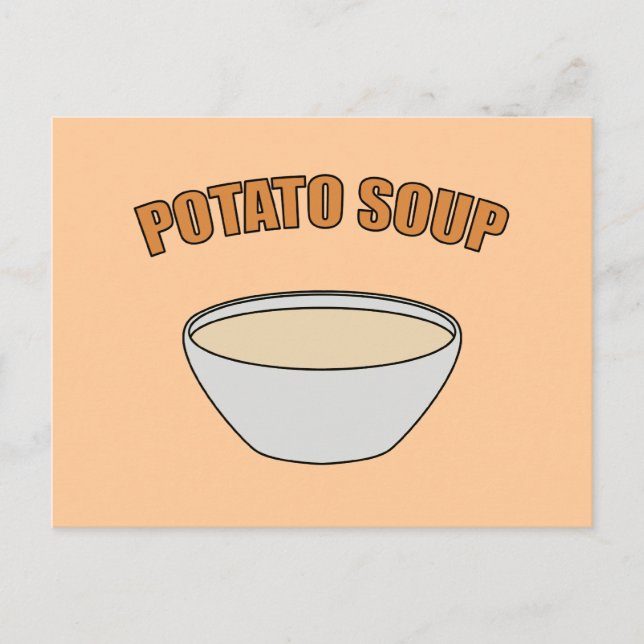 Kartoffelsuppe Postkarte (Vorderseite)