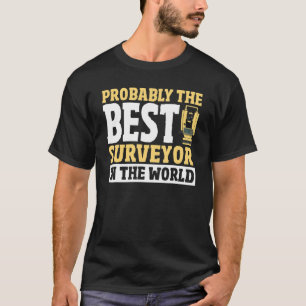 Kartograf Landvermesser Landvermessung Landverme T-Shirt