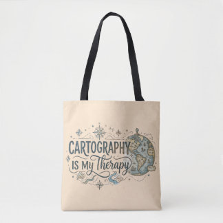 Kartographie ist meine Therapie-Tasche Tasche