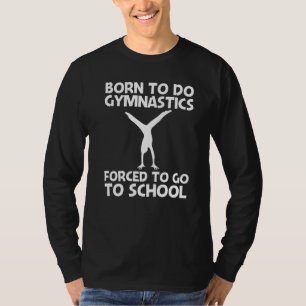 Karton Art for Men Gymnast Handstand Tumor T-Shirt