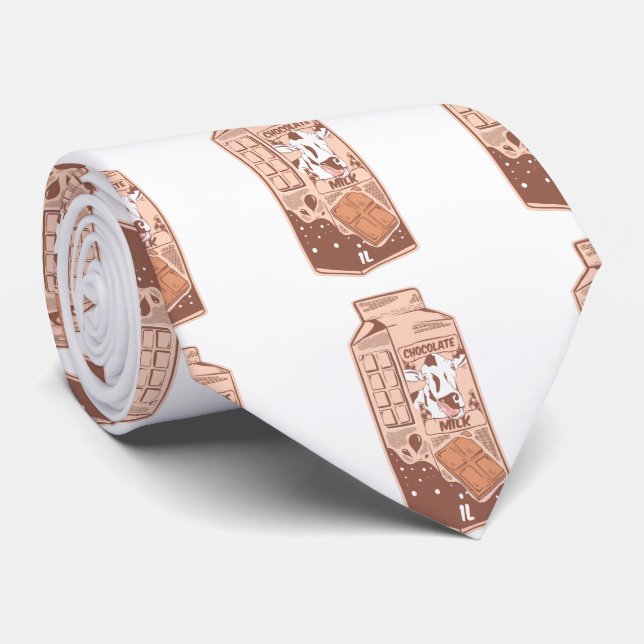 Karton aus Schokoladenmilch Krawatte (Gerollt)