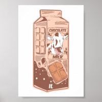 Karton aus Schokoladenmilch