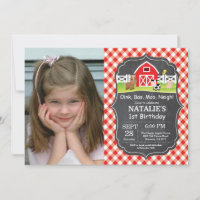 Karton Farm Geburtstag Einladung Barnyard Party