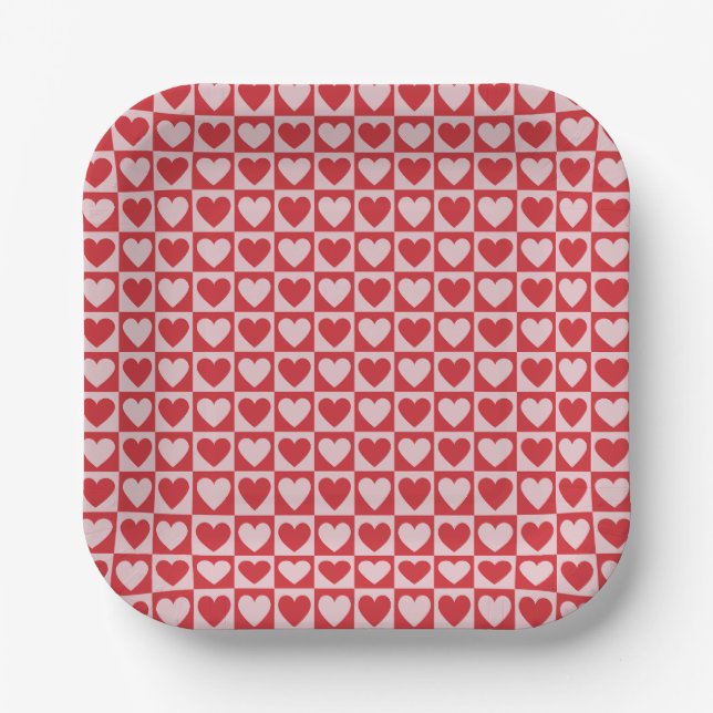 Karton Heart Valentine's Paper Teller (Vorderseite)