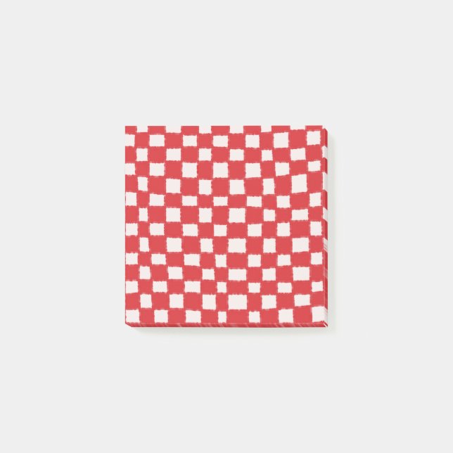 Karton mit rosa Karton, kaltes Muster Post-it Klebezettel (Vorderseite)