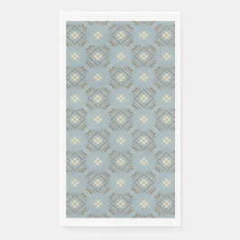 Karton-Muster für aquamarine, cremefarbene und bra Serviette