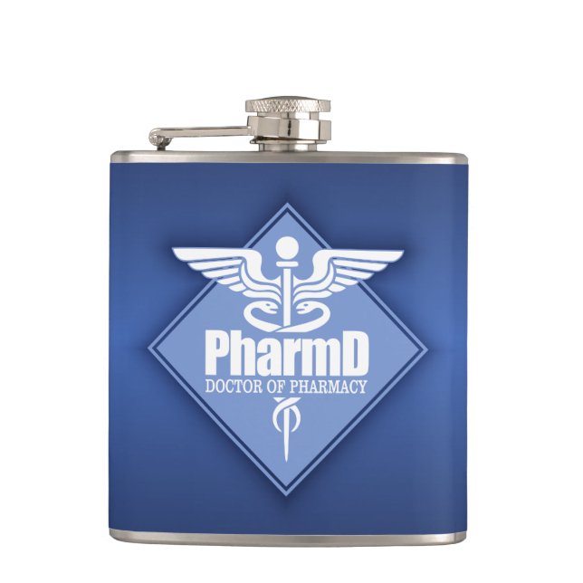 Karton PharmD (Diamant) Flachmann (Vorderseite)