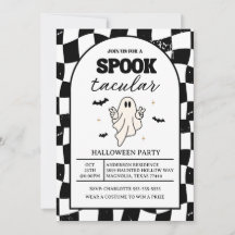 Karton Retro Spooktacular Halloween