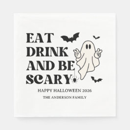 Karton Retro Spooktacular Halloween Serviette