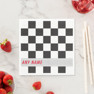 Karton Road Race Party Napkins Serviette