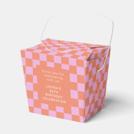 Karton Rosa Orange Custom Geburtstag Vielen Dank Geschenkschachtel