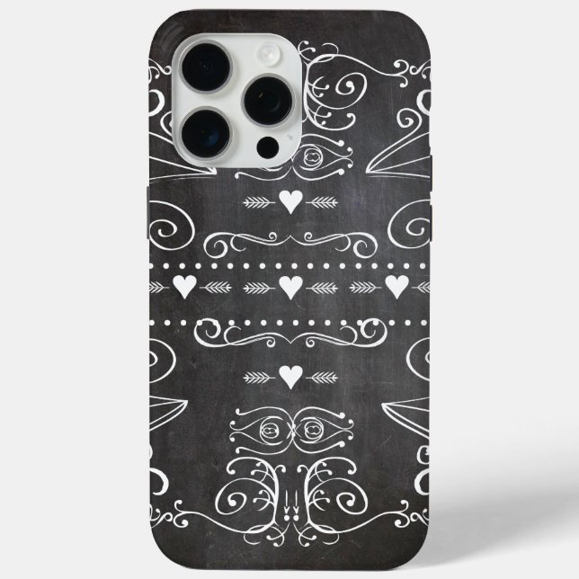 Karton Typografie Art Case-Mate iPhone Hülle (Rückseite)