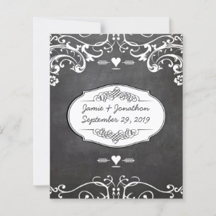 Karton-Typografie-Hochzeiten