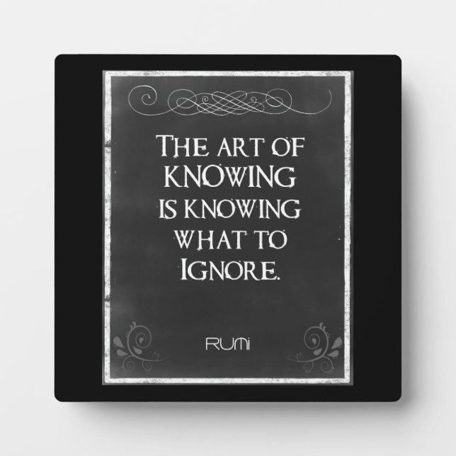 Karton-Typografie mit einem inspirierenden Zitat Fotoplatte (Vorderseite)