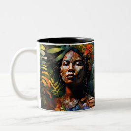 "Karuma" Dschungeltraum - Frauen in Amazonien Zweifarbige Tasse