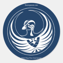 Karura Round Stickers
