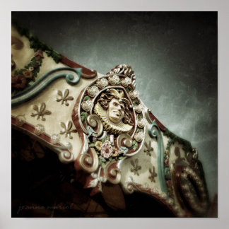 Karussell 1 Square Poster