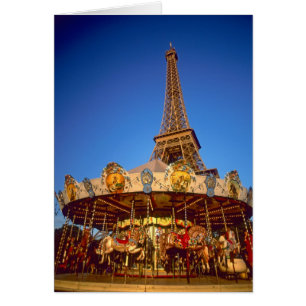 Karussell, Eiffelturm, Paris, Frankreich