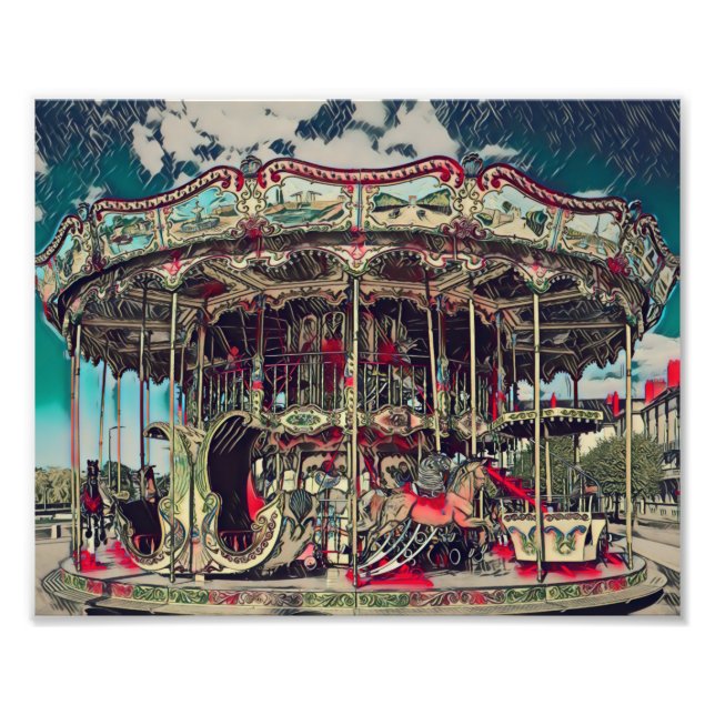 Karussell Fotodruck (Vorne)