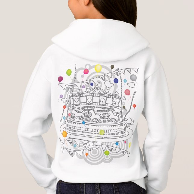 Karussell Hoodie (Rückseite)