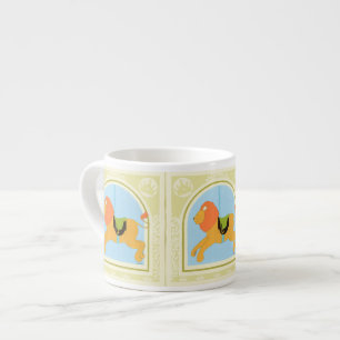 Karussell-Löwe bis Juni Heidekraut Vess Espressotasse