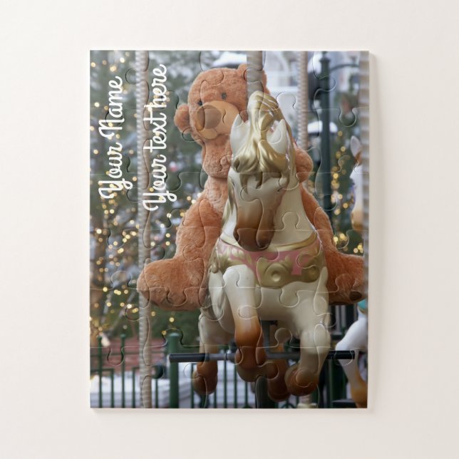 Karussell mit Teddy Bear (Vertikal)