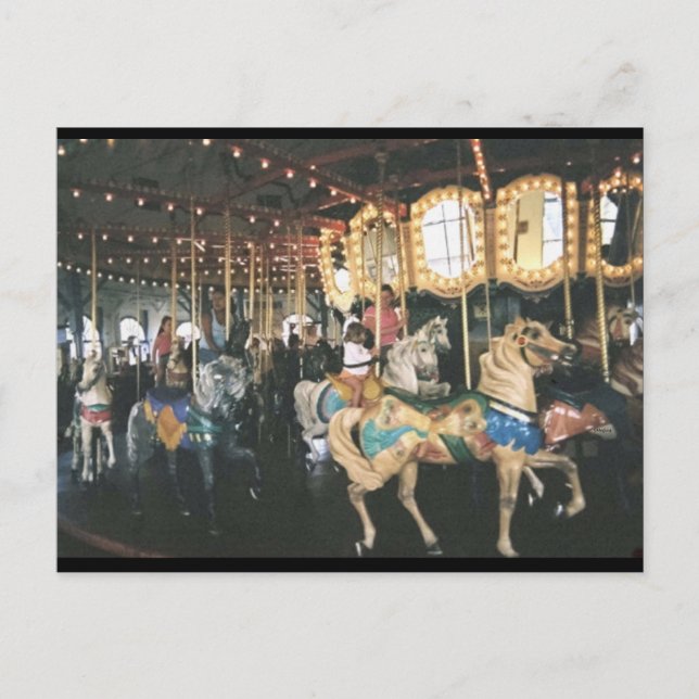 Karussell Postkarte (Vorderseite)