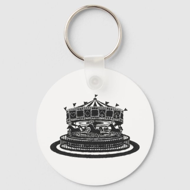 Karussell Schlüsselanhänger (Vorderseite)
