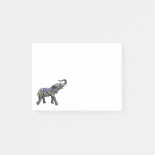 Karussell-Tier-Elefant-Foto-Notizen Post-it Klebezettel