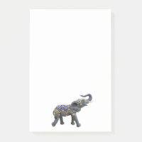 Karussell-Tier Elefant Foto-Notizen