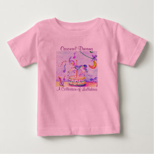Karussell-Träume Rosa Baby-Tutu-Body Baby T-shirt