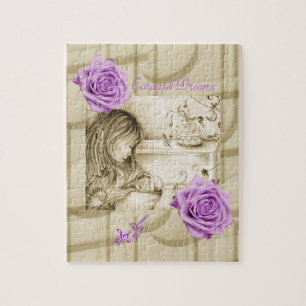 Karussell träumt Vintages lila