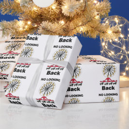 Karussellfahrt Kein Zurückblicken Inspirierendes Z Geschenkpapier