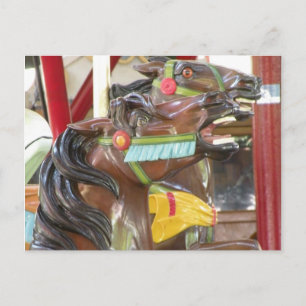 Karussellpferd Postkarte