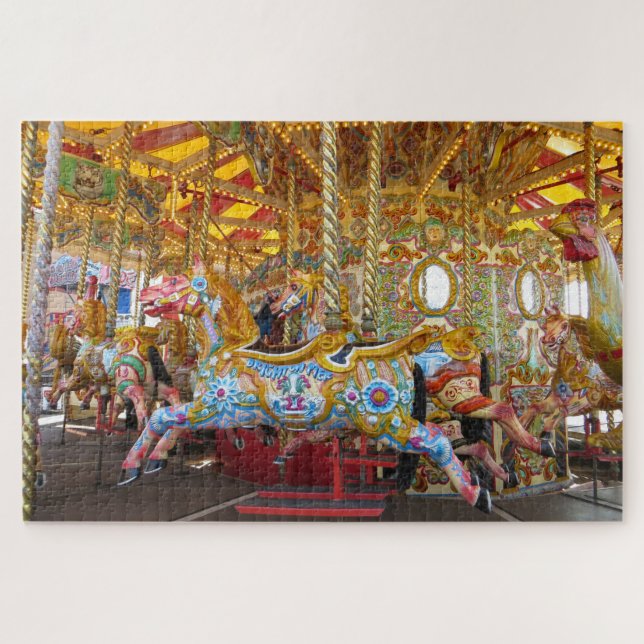 Karussellpferde Puzzle (Horizontal)