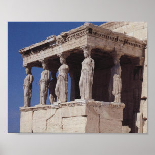 Karyatiden Athen Poster