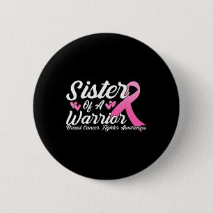 Karzinerkämpfer-Erkennungsisterin eines Kriegers Button