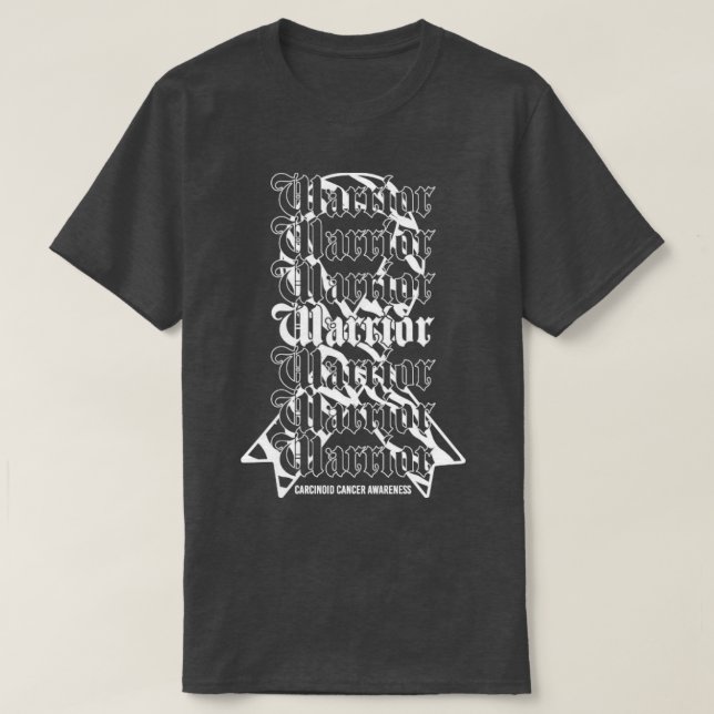 Karzinoid Cancer Awareness Warrior Zebra Ribbon Gi T-Shirt (Design vorne)