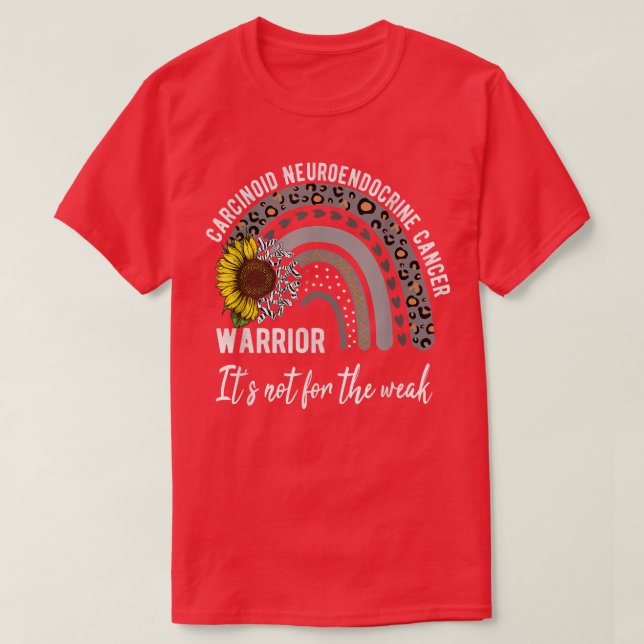 Karzinoid Neuroendokriner Krebs, Bewusstsein T-Shirt (Design vorne)
