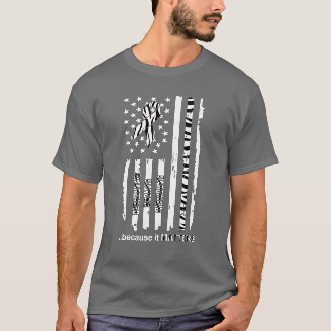 Karzinoides Krebs-Bewusstsein, weil es von T-Shirt (Vorderseite)