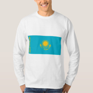 Kasachische Flagge (Kasachstan) T-Shirt