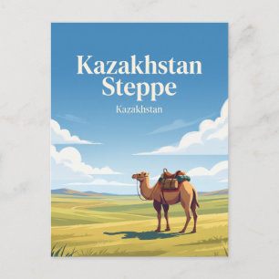Kasachische Steppe Postkarte