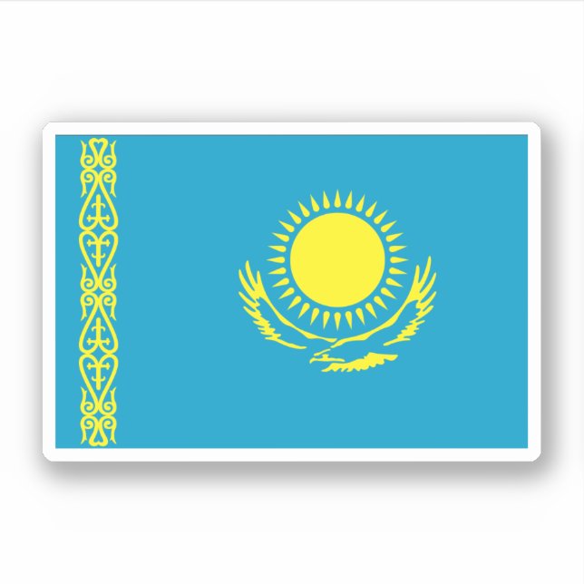 Kasachstan Aufkleber (Vorderseite)
