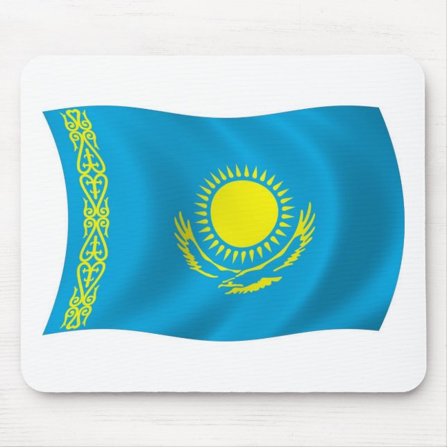 Kasachstan Flag Mousepad (Vorne)